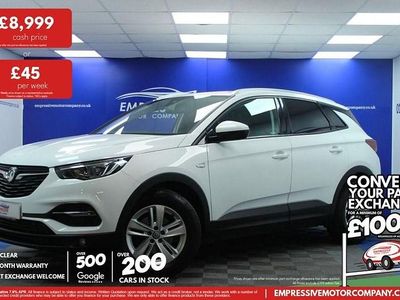 Used Vauxhall Grandland X S 130 HP (95 kW) 2018 White SUV