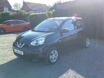 Begagnad Nissan Micra Visia 2014 Svart Halvkombi