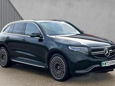 Used Mercedes EQC400 AMG Line Premium 300 kW (408 HP) 2023 Obsidian black metallic SUV