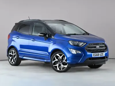 Begagnad Ford Ecosport ST-Line 2019 Blå SUV