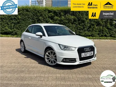 Used Audi A1 S-Line 125 HP (91 kW) 2017 White Hatchback
