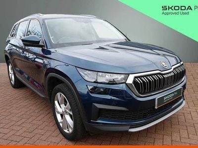 Used Skoda Kodiaq SE L Executive 147 HP (108 kW) 2024 Petrol blue metallic SUV
