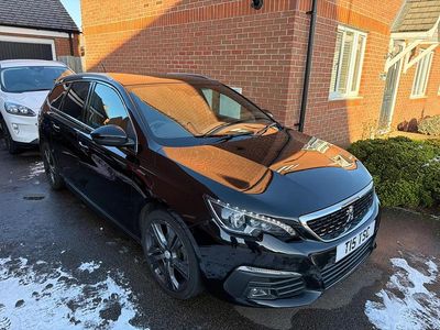 Black Used 2018 Peugeot 308 SW GT-line Estate | £8,899 (Fair price)