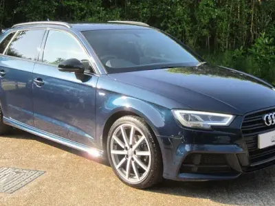 Used Audi A3 Sportback Black Edition 150 HP (110 kW) 2017 Blue Hatchback