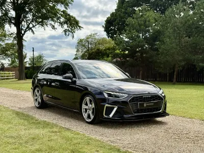 Used Audi A4 S-Line 150 HP (110 kW) 2020 Black Estate