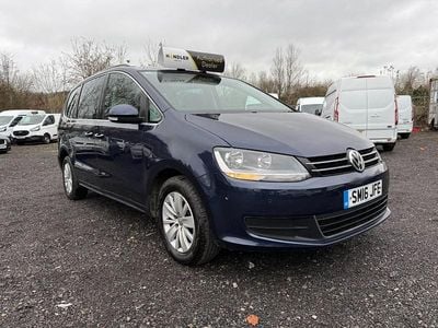 Blue Used 2016 VW Sharan SE MPV | £8,663 (Fair price)