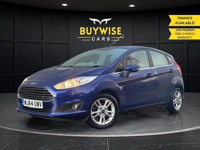 Used Ford Fiesta Zetec 2014 Blue Hatchback