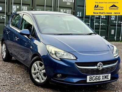 Used Vauxhall Corsa Design Edition 90 HP (66 kW) 2016 Blue Hatchback