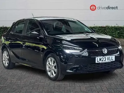Used Vauxhall Corsa Design Edition 100 HP (73 kW) 2023 Black Hatchback