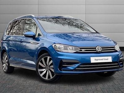 Used VW Touran R-line 150 HP (110 kW) 2022 Blue MPV