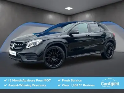Used Mercedes GLA200 AMG Line Premium 136 HP (100 kW) 2018 Black SUV