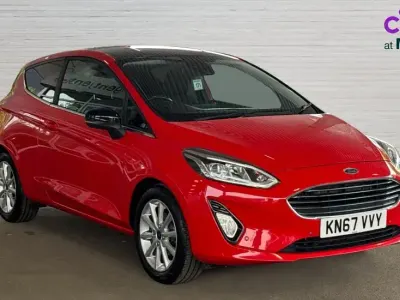Used Ford Fiesta Titanium 125 HP (91 kW) 2017 Black Hatchback