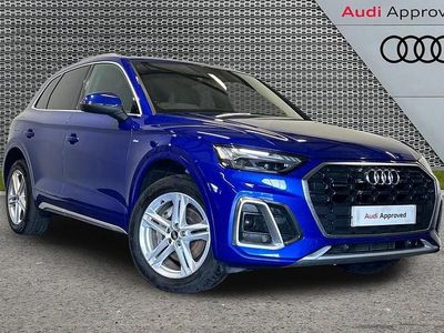 Used Audi Q5 S-Line 261 HP (191 kW) 2023 Blue SUV
