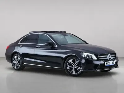 Used Mercedes C200 Premium Plus 184 HP (135 kW) 2019 Black Sedan