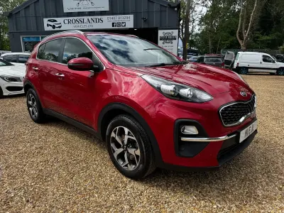 Used Kia Sportage 177 HP (130 kW) 2021 Red SUV