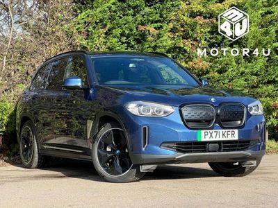 Used BMW iX3 Shadowline 210 kW (286 HP) 2021 Phytonic blue SUV