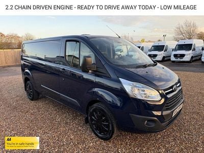 Blue Used 2013 Ford Transit Custom Trend Van | £7,995 (Fair price)