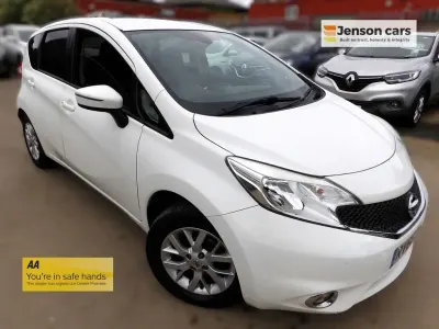 Used Nissan Note Acenta Premium 80 HP (58 kW) 2016 White Hatchback