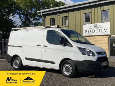 Used Ford Transit Custom 105 HP (77 kW) 2017 White Van