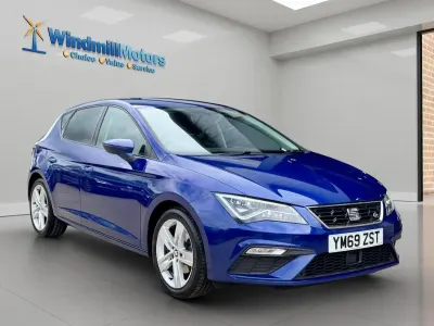Used Seat Leon FR 130 HP (95 kW) 2020 Blue Hatchback