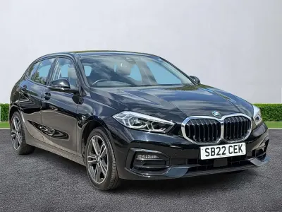 Used BMW 118 Sport Line 136 HP (100 kW) 2022 Black Hatchback