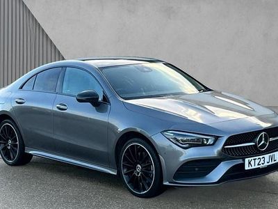Grey Used 2023 Mercedes CLA250e AMG Line Premium Plus Sedan | £25,395 (Fair price)