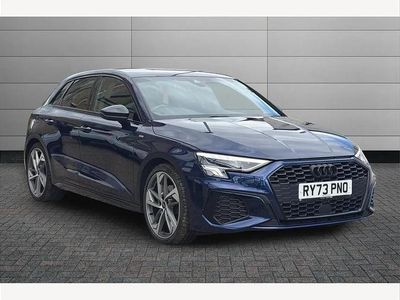 Used Audi A3 Black Edition 150 HP (110 kW) 2024 Blue Hatchback