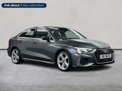 Used Audi A3 S-Line 110 HP (80 kW) 2021 Grey Sedan