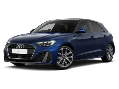 New Audi A1 Sportback S-Line 2026 Blue Hatchback