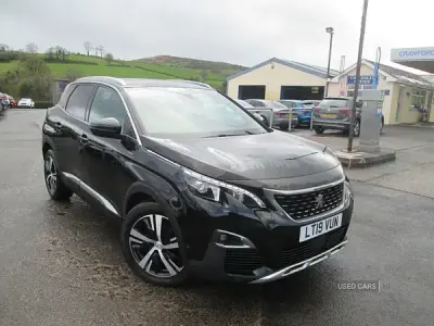 Used Peugeot 3008 GT-line 130 HP (95 kW) 2019 Black SUV