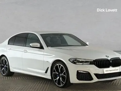 Used BMW 530e M Sport 288 HP (211 kW) 2022 White Sedan