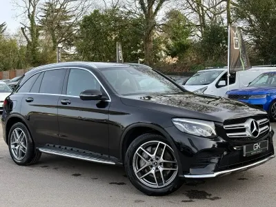 Used Mercedes GLC220 AMG Line Premium 170 HP (125 kW) 2018 Black SUV