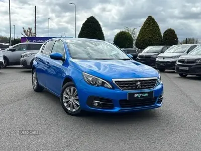 Usado Peugeot 308 Allure 129 HP (94 kW) 2021 Azul Citadino