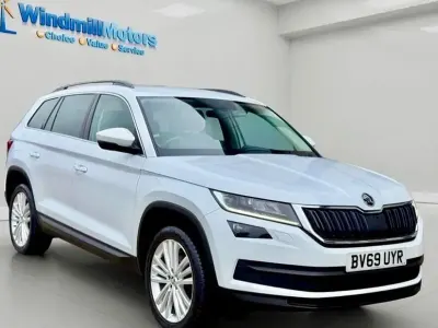 Second-hand Skoda Kodiaq SE L 150 CP (110 kW) 2019 Alb SUV