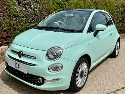 Used Fiat 500 Lounge 69 HP (50 kW) 2016 Green Hatchback