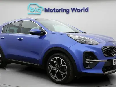 Used Kia Sportage GT-Line S 177 HP (130 kW) 2021 Blue SUV