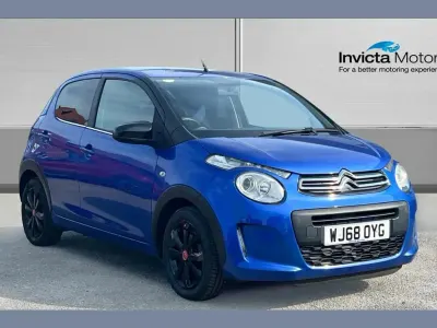 Used Citroën C1 72 HP (52 kW) 2018 Calvi blue metallic Hatchback