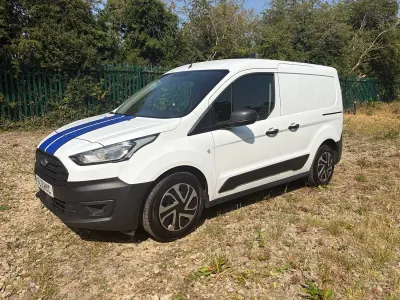 Used Ford Transit 100 HP (73 kW) 2022 Frozen white Van