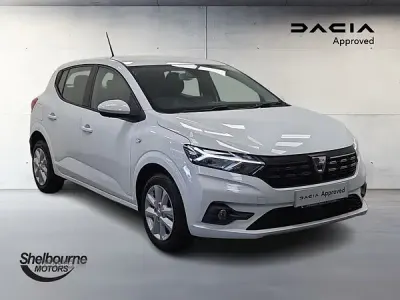 Used Dacia Sandero Comfort 91 HP (66 kW) 2022 White Hatchback