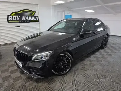 Używany Mercedes C220 AMG line 194 KM (142 kW) 2021 Czarny Sedan/Limuzyna