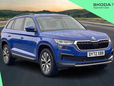 Blue Used 2022 Skoda Kodiaq SE Drive SUV | £22,990 (Fair price)