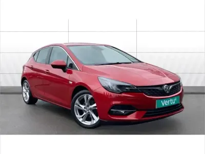 Used Vauxhall Astra SRi 143 HP (105 kW) 2021 Red Hatchback