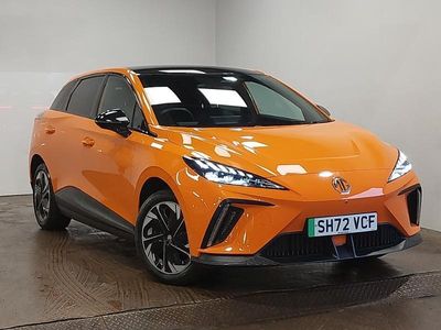 Used MG MG4 EV Trophy 149 kW (203 HP) 2022 Orange Hatchback