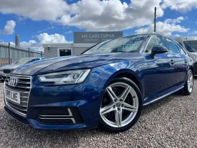 Used Audi A4 S-Line 252 HP (185 kW) 2016 Blue Estate