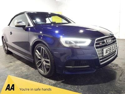 Used Audi S3 Cabriolet Comfort 310 HP (228 kW) 2018 Blue Cabriolet