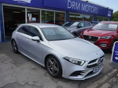 Używany Mercedes A200 AMG line 163 KM (119 kW) 2020 Srebrny Hatchback