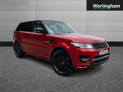 Käytetty Land Rover Range Rover Sport Autobiography Dynamic 306 HP (225 kW) 2017 Punainen Katumaasturi