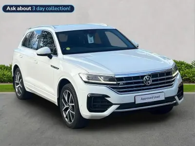 Used VW Touareg R-line 286 HP (210 kW) 2019 White SUV
