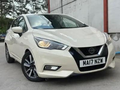 Used Nissan Micra N-Connecta 90 HP (66 kW) 2017 White Hatchback