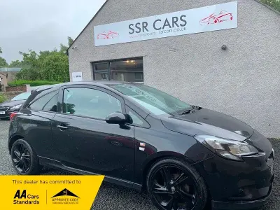 Used Vauxhall Corsa Edition 75 HP (55 kW) 2016 Black Hatchback